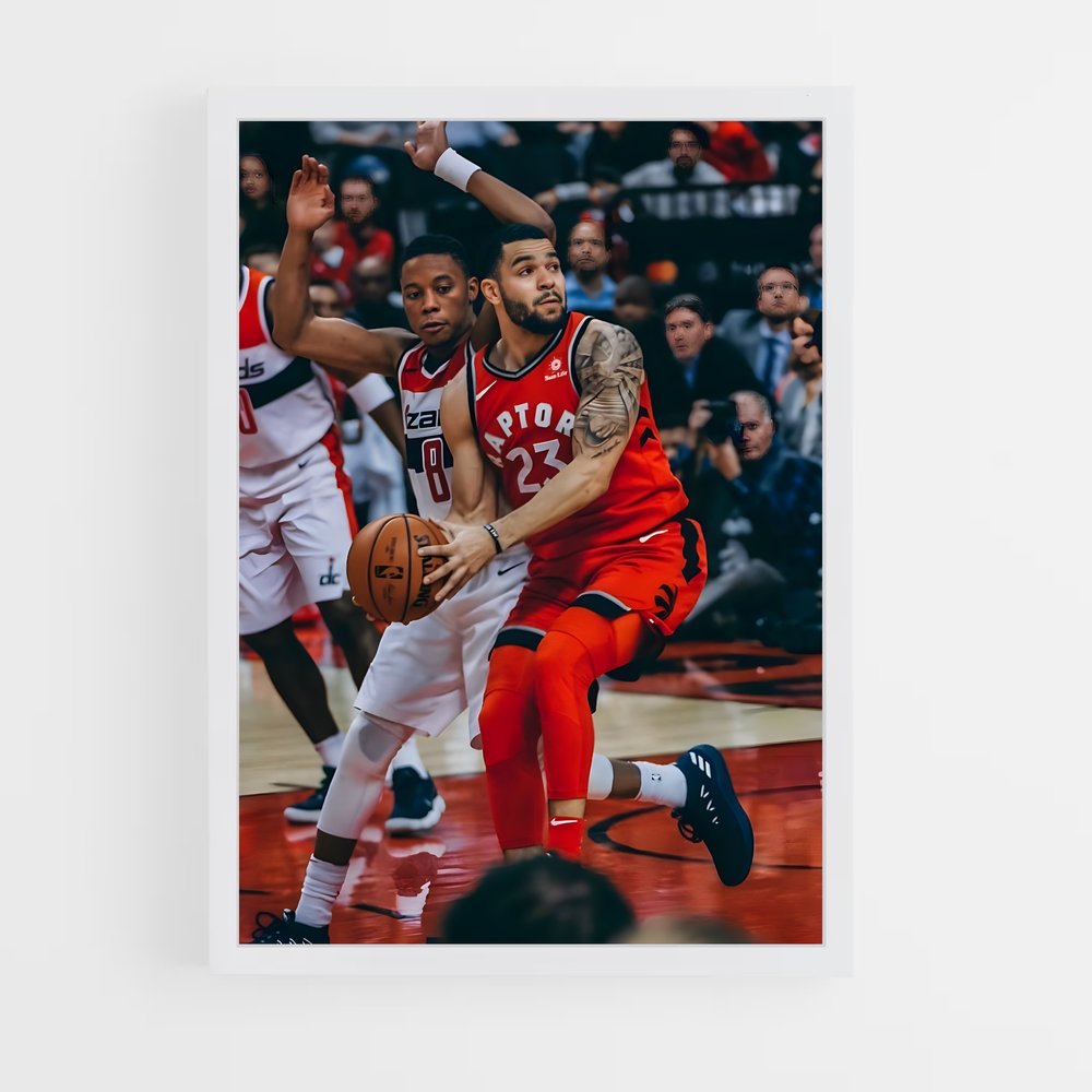 Poster La Légende en Rouge – affiche Basketball (vue 3)